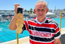 Nadador prudentino disputa cinco provas no Master de Esportes Aquáticos, na Argentina