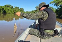 Polícia Ambiental realiza operação Pré-Piracema e registra casos de pesca irregular na região