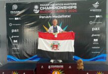 Nadador de Prudente conquista cinco medalhas e bate recordes no Pan-Americano Master
