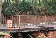 Ponte na avenida Salim Farah Maluf pode cair a qualquer momento e prefeitura precisa interditar a via