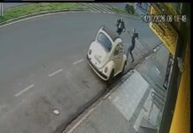 ASSISTA: Policial militar reage a assalto e neutraliza assaltante a tiros em Presidente Epitácio